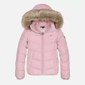 Image of Tommy Hilfiger Girls Essential Down Jacket - Pink Shade - 5 Years