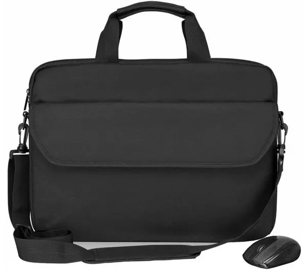 Image of Logik L14BUN20 14.1" Laptop Bag & Wireless Mouse Bundle