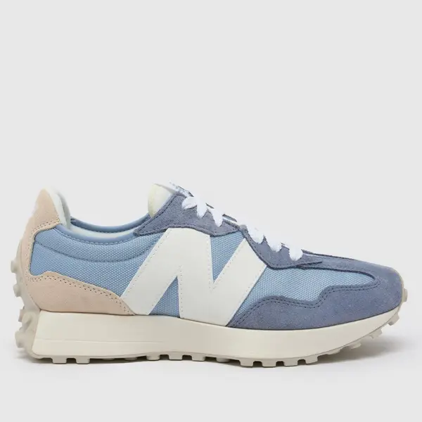 Image of New Balance 327 trainers in white & blue White & Blue UK 7 (EU 40½)
