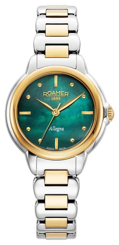 Image of Roamer 977847 47 70 20 Allegra Two Tone Bracelet Watch - W60286