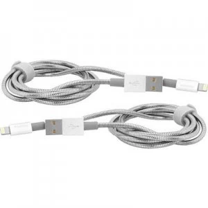 Image of Verbatim Charger lead 1m Silver