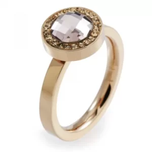 Image of Ladies Folli Follie PVD rose plating Size L.5 Classy Ring