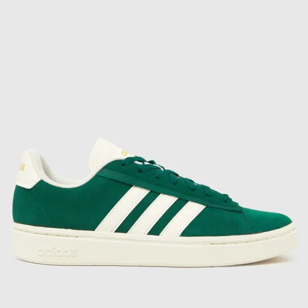 Image of adidas grand court alpha trainers in dark green
