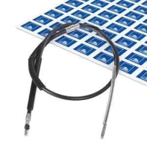 Image of ATE Brake Cable 24.3727-0109.2 Hand Brake Cable,Parking Brake Cable VW,TRANSPORTER III Bus,TRANSPORTER III Pritsche/Fahrgestell,TRANSPORTER II Kasten