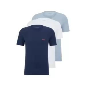 Image of Hugo T-Shirt Rn Triplet P 10217251 - Blue