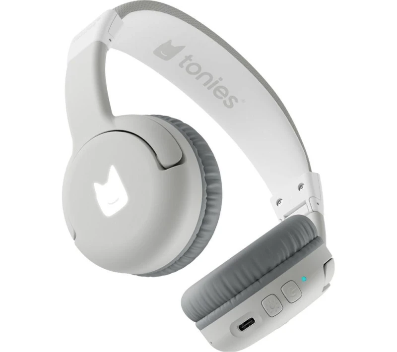 Image of TONIES Wireless Bluetooth Kids Headphones - Moon Grey, Silver/Grey 4251192169525