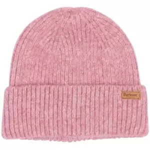Image of Barbour Womens Pendle Beanie Pink One Size