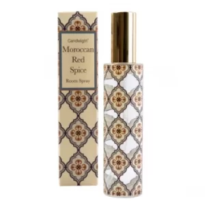 Image of Moroccan Red Spice Room Spray in Gift Box Red Cinnamon Scent