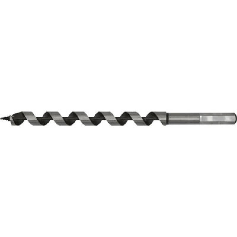 Image of Loops 14 x 235mm Hardened Auger Wood Drill Bit - Hexagonal Shank - Woodwork Timber Multi