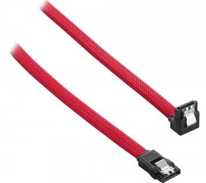 Image of ModMesh 60cm Right Angle SATA 3 Cable - Red