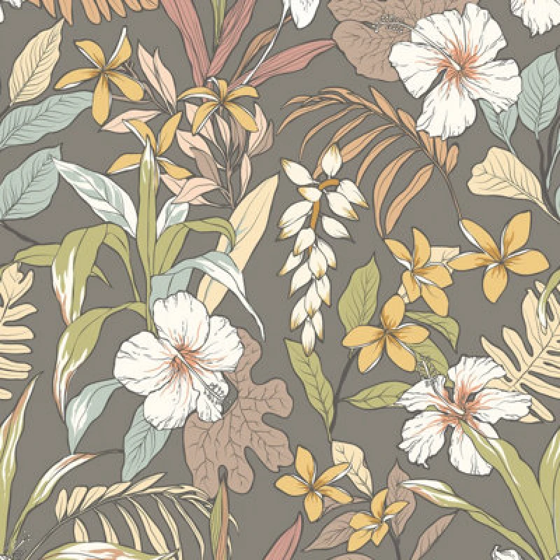 Image of Hoopla Walls Oasis Mink & Sage Smooth Matt Wallpaper