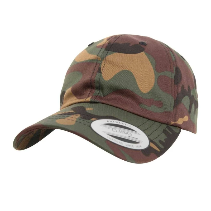 Image of Flexfit Mens Cotton Twill Low Profile Cap Multicolor Male One Size
