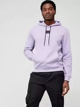 Image of HUGO Daratschi214 Overhead Hoodie, Light Purple, Size L, Men