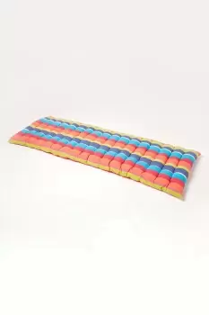 Image of Multi Stripe Bench Cushion 3 Seater