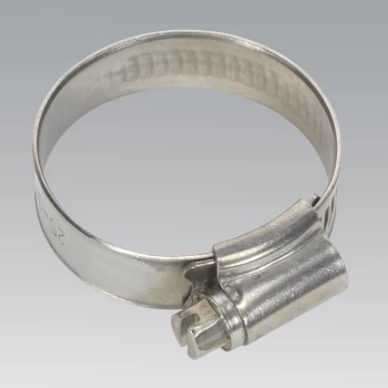Image of Sealey SHCSS1A Hose Clip Stainless Steel Ø25-38mm Pack of 10