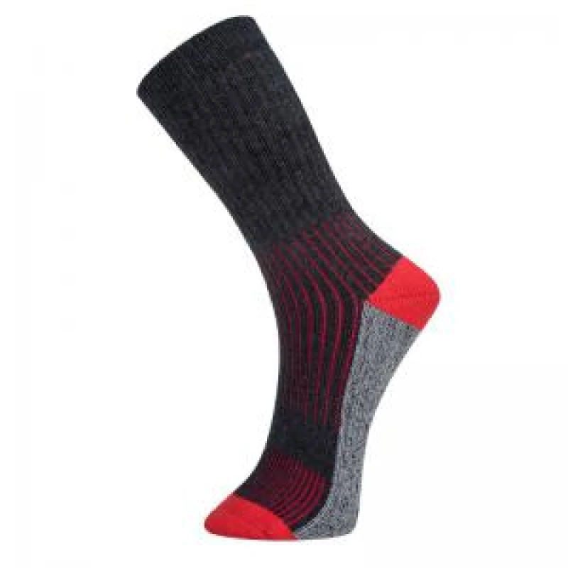 Image of Portwest Coolmax Hiker Socks SK12BKR44-48 Colour: Black