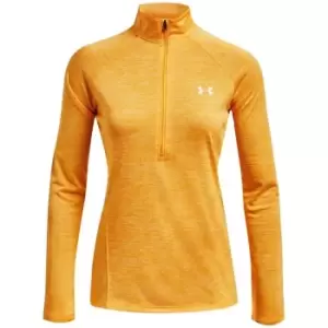 Image of Under Armour Tech Half Zip Top Womens - Yellow