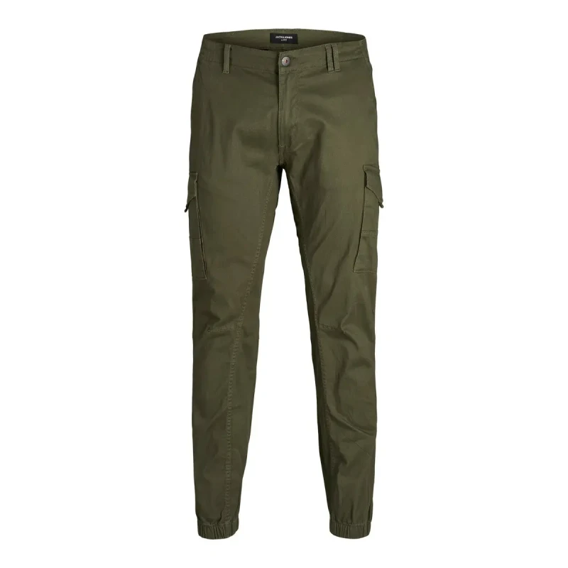 Image of Jack and Jones Flake Cargo Trouser Mens Plus Size - Green Green 46 R