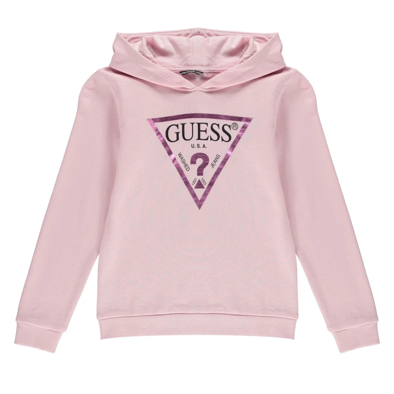 Image of Guess Core Logo Hoodie Pink G6K9 female 14 Yrs