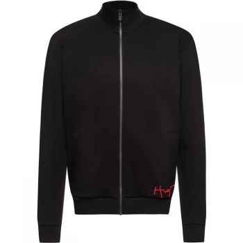 Image of Hugo Boss Daperol Full Zip Top - Black 001