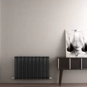 Image of Barkod Horizontal Radiator 550x560 1808 BTUs Textured Anthracite