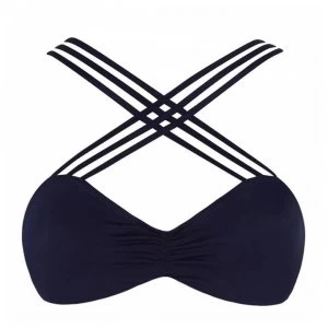 Image of L Agent by Agent Provocateur Meli Bikini Top - Navy