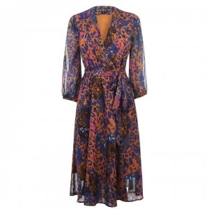 Image of Biba Animal Midi Dress - Multi
