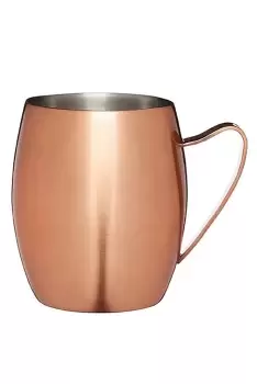 Image of Copper Finish Double Walled Moscow Mule Mug, 370ml Gift Tagged
