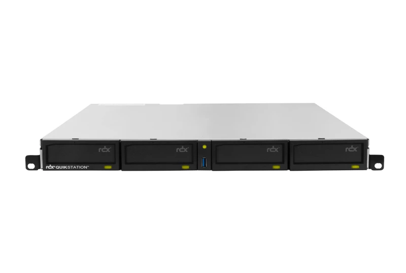 Image of Overland-Tandberg O-T RDX QuikStation 4 RM. 4-Bay. 4x 1GB Ethernet. re