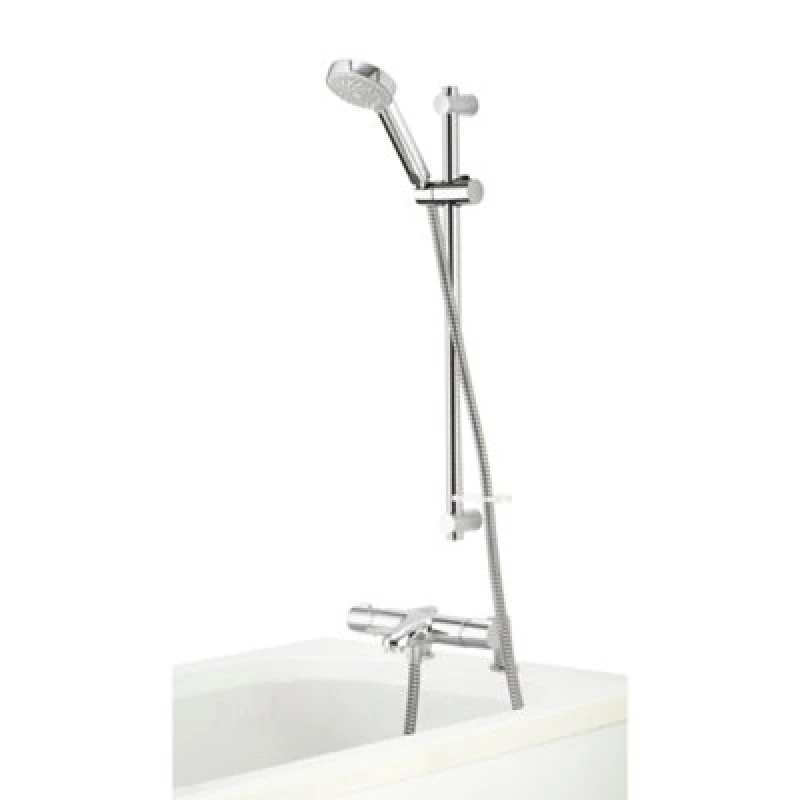 Image of Aqualisa Midas 110 Bath Shower Mixer - Chrome, Silver MD110BSM
