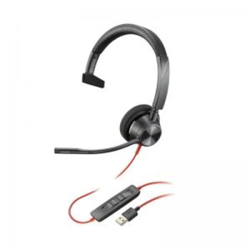 Image of HP POLY Blackwire 3315 Microsoft Teams Certified USB-A Headset. Product type: Headset. Connectivity technology: Wired. Recommended usage: Office/Call
