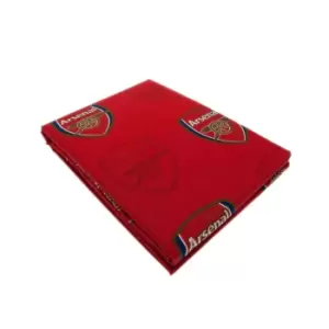 Image of Arsenal FC Repeat Crest Curtains (66 x 72in) (Red)