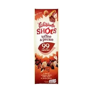 Image of Whitworths Shots Toffee and Pecan 25g Pack of 16 C005108 PX05003