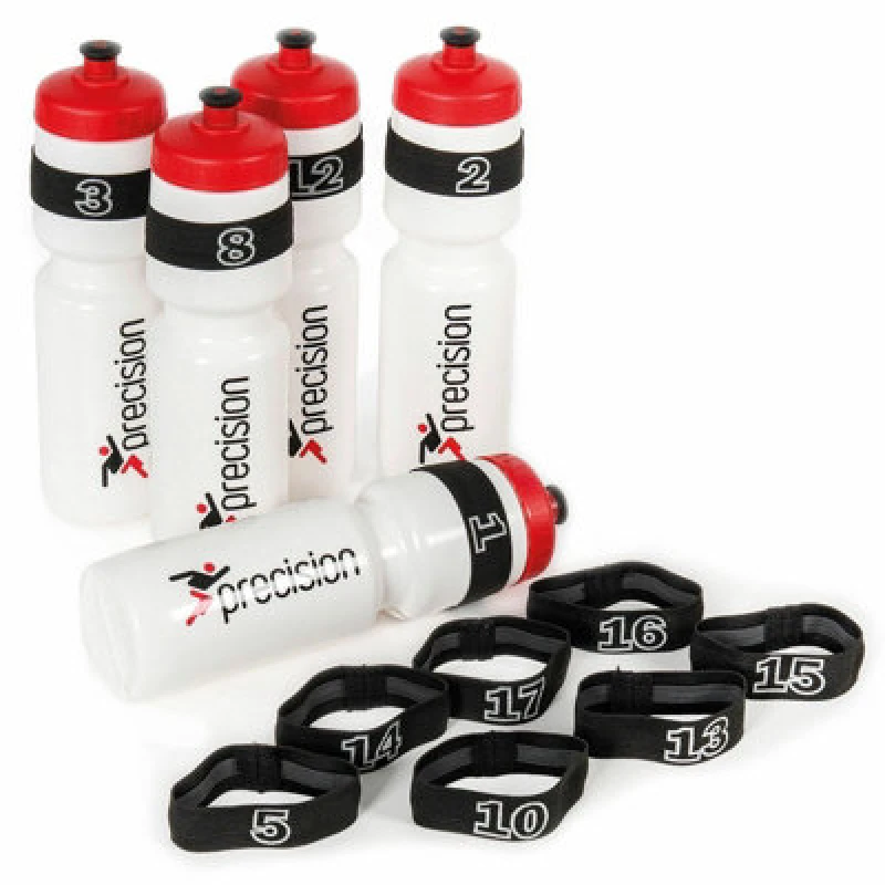 Image of Precision Precision Elastic Bottle Numbers (Pack of 17) in Black One Size Unisex 5059699062542