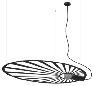 Image of Sollux Pendant Lamp Lehdet Black