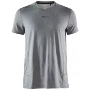 Image of Craft Mens ADV Essence Short-Sleeved T-Shirt (S) (Dark Grey Melange)
