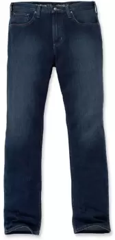 Image of Carhartt Rugged Flex Straight Tapered Jeans, blue, Size 34, blue, Size 34