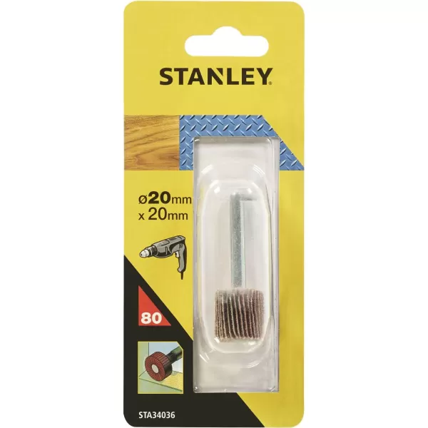 Image of Stanley 20mm Flap Wheel 80G - STA34036-XJ