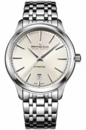 Image of Mens Dreyfuss Co 1890 Automatic Watch DGB00160/32