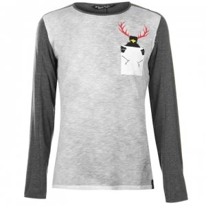 Image of Chillaz Pocket T Shirt Mens - Grey