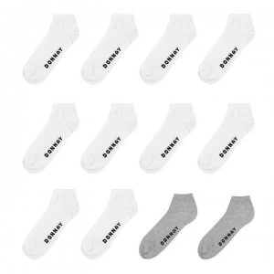 Image of Donnay Trainer Socks 12 Pack Mens - White