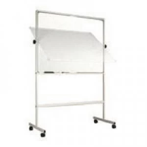 Image of Bi-Office Grey Revolver Non-Magnetic Board 1200x1500mm BQ81797