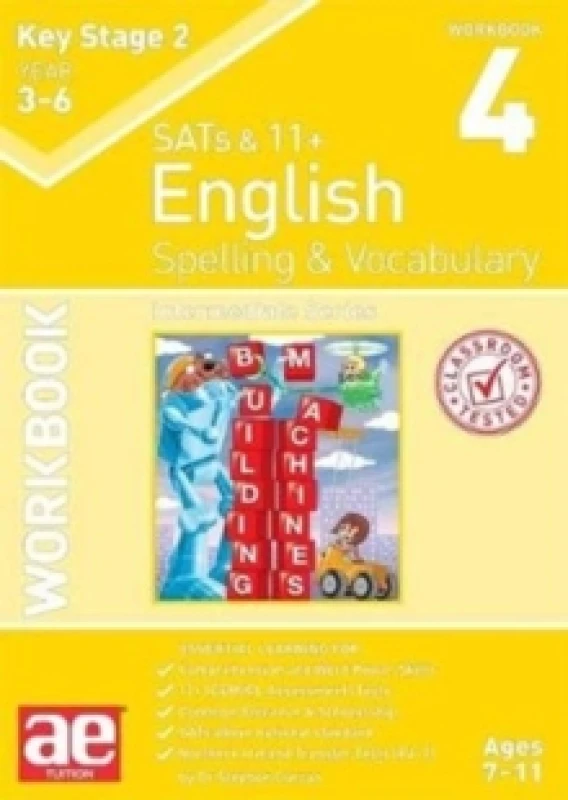 Image of KS2 Spelling & Vocabulary Workbook 4 : Intermediate Level Paperback / softback