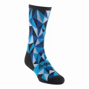 Image of Guee Racefit Socks Small Black/Blue