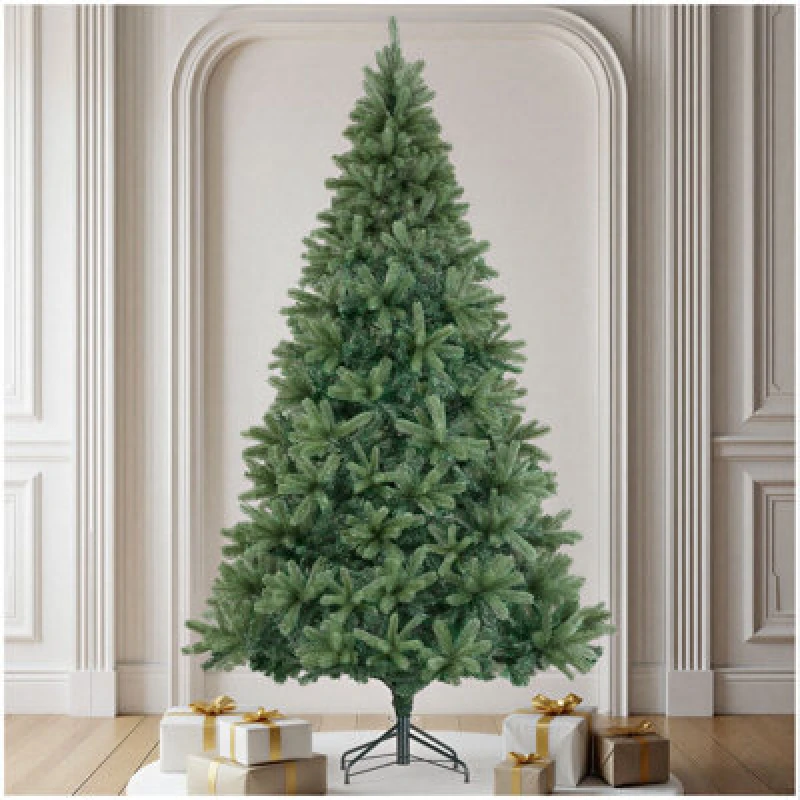 Image of Tectake Christmas Tree Prancer - Artificial Tree In Green, Injection Moulded Needles - 210 Cm - Green