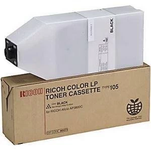 Image of Ricoh Type 105 Black Laser Toner Ink Cartridge