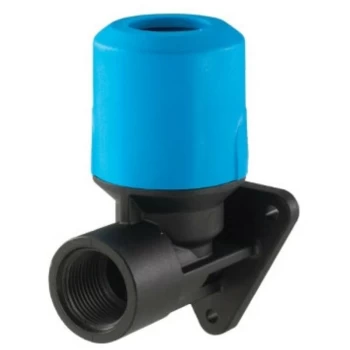 Image of John Guest Speedfit - Speedfit MDPE Wall Plate Elbow 25mm x 1/2