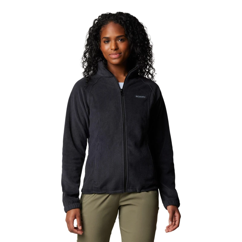 Image of Columbia Womens Benton Full Zip Fleece Black female 8 (XS)