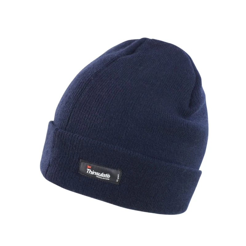 Image of Result Result Men Lightweight Thermal Winter Thinsulate Hat (3M 40g) in Navy Navy One Size Male 5054171048076