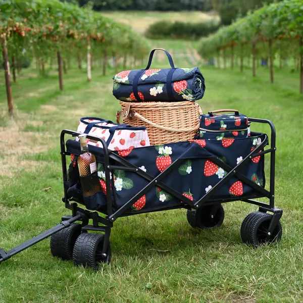 Image of Strawberries & Cream XL Festival, Beach and Picnic Wagon Navy